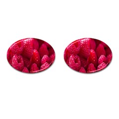 Raspberries Cufflinks (oval) by artworkshop