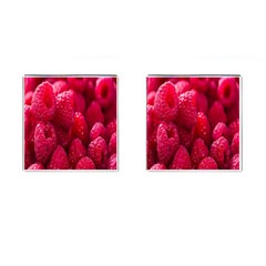 Raspberries Cufflinks (square) by artworkshop