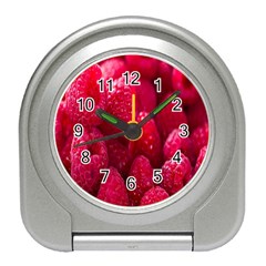 Raspberries Travel Alarm Clock by artworkshop