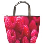 Raspberries Bucket Bag Front