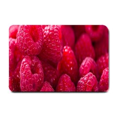 Raspberries Small Doormat by artworkshop