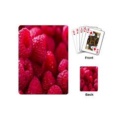 Raspberries Playing Cards Single Design (mini) by artworkshop