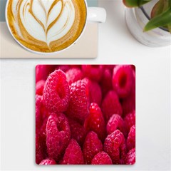 Raspberries Uv Print Square Tile Coaster  by artworkshop