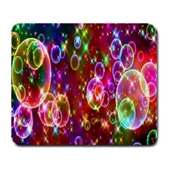 Rainbow Spectrum Bubbles Large Mousepad by artworkshop