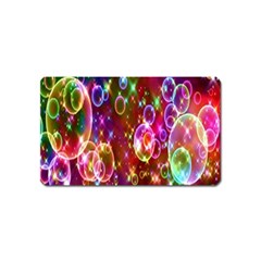 Rainbow Spectrum Bubbles Magnet (name Card)