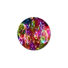 Rainbow Spectrum Bubbles Golf Ball Marker (10 Pack) by artworkshop