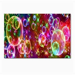 Rainbow Spectrum Bubbles Postcards 5  X 7  (pkg Of 10) by artworkshop