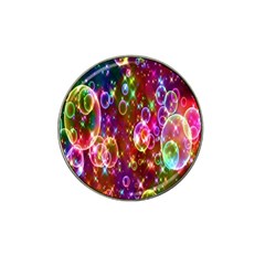 Rainbow Spectrum Bubbles Hat Clip Ball Marker (4 Pack) by artworkshop