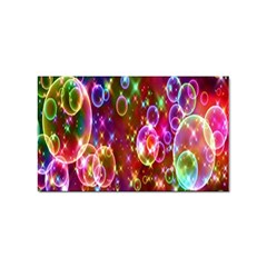 Rainbow Spectrum Bubbles Sticker Rectangular (10 Pack) by artworkshop