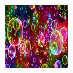 Rainbow Spectrum Bubbles Medium Glasses Cloth by artworkshop