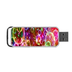 Rainbow Spectrum Bubbles Portable Usb Flash (one Side) by artworkshop