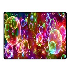 Rainbow Spectrum Bubbles Fleece Blanket (small)