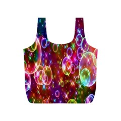 Rainbow Spectrum Bubbles Full Print Recycle Bag (s) by artworkshop