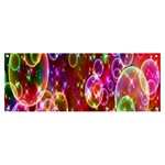 Rainbow spectrum bubbles Banner and Sign 8  x 3  Front