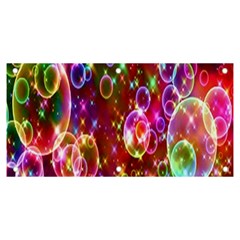 Rainbow Spectrum Bubbles Banner And Sign 6  X 3  by artworkshop