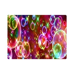 Rainbow Spectrum Bubbles One Side Premium Plush Fleece Blanket (mini) by artworkshop