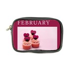 Hello february text and cupcakes Coin Purse Front