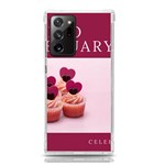 Hello february text and cupcakes Samsung Galaxy Note 20 Ultra TPU UV Case Front