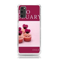 Hello February Text And Cupcakes Samsung Galaxy S20 6 2 Inch Tpu Uv Case by artworkshop