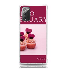 Hello February Text And Cupcakes Samsung Galaxy Note 20 Tpu Uv Case by artworkshop