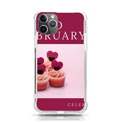 Hello February Text And Cupcakes Iphone 11 Pro 5 8 Inch Tpu Uv Print Case by artworkshop