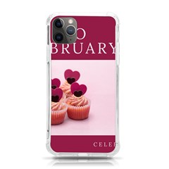 Hello February Text And Cupcakes Iphone 11 Pro Max 6 5 Inch Tpu Uv Print Case by artworkshop