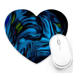 Texture Background Heart Mousepad by artworkshop