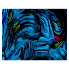 Texture Background One Side Premium Plush Fleece Blanket (medium)