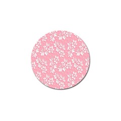 Texture With White Flowers Golf Ball Marker (10 Pack) by artworkshop