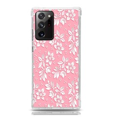 Texture With White Flowers Samsung Galaxy Note 20 Ultra Tpu Uv Case by artworkshop