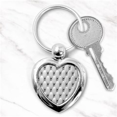 Texture, Leather Sofa Key Chain (heart) by artworkshop