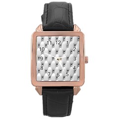 Texture, Leather Sofa Rose Gold Leather Watch 