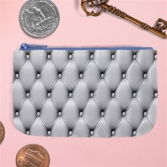 Texture, Leather Sofa Large Coin Purse by artworkshop