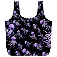 Jellyfish Swarm  Full Print Recycle Bag (xxl) by PollyParadiseBoutique7