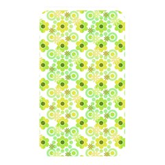 Bitesize Flowers Pearls And Donuts Yellow Green Check White Memory Card Reader (rectangular) by Mazipoodles