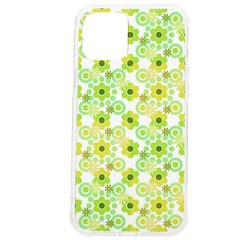 Bitesize Flowers Pearls And Donuts Yellow Green Check White Iphone 12 Pro Max Tpu Uv Print Case by Mazipoodles