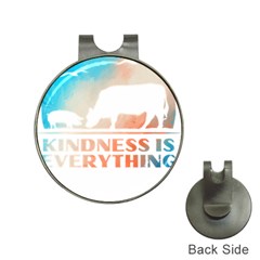 Vegan Animal Lover T- Shirt Kindness Is Everything Vegan Animal Lover T- Shirt Hat Clips With Golf Markers by maxcute