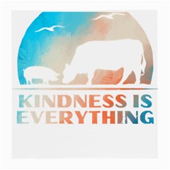 Vegan Animal Lover T- Shirt Kindness Is Everything Vegan Animal Lover T- Shirt Medium Glasses Cloth by maxcute