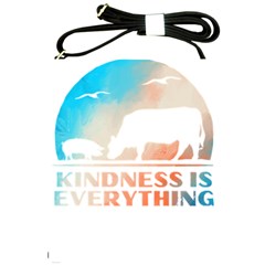 Vegan Animal Lover T- Shirt Kindness Is Everything Vegan Animal Lover T- Shirt Shoulder Sling Bag by maxcute