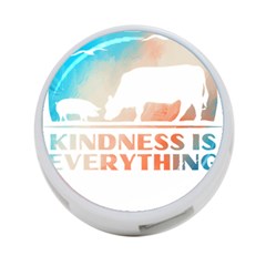 Vegan Animal Lover T- Shirt Kindness Is Everything Vegan Animal Lover T- Shirt 4-port Usb Hub (one Side) by maxcute