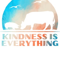 Vegan Animal Lover T- Shirt Kindness Is Everything Vegan Animal Lover T- Shirt Play Mat (square)