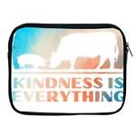 Vegan Animal Lover T- Shirt Kindness Is Everything Vegan Animal Lover T- Shirt Apple iPad 2/3/4 Zipper Cases Front