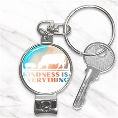 Vegan Animal Lover T- Shirt Kindness Is Everything Vegan Animal Lover T- Shirt Nail Clippers Key Chain