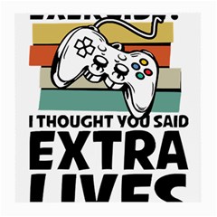 Video Gamer T- Shirt Exercise I Thought You Said Extra Lives - Gamer T- Shirt Medium Glasses Cloth by maxcute