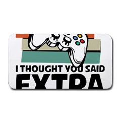 Video Gamer T- Shirt Exercise I Thought You Said Extra Lives - Gamer T- Shirt Medium Bar Mat by maxcute