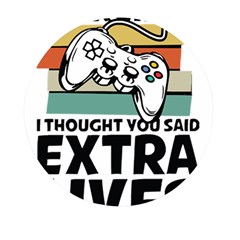 Video Gamer T- Shirt Exercise I Thought You Said Extra Lives - Gamer T- Shirt Mini Round Pill Box (pack Of 3) by maxcute