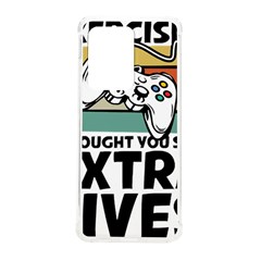 Video Gamer T- Shirt Exercise I Thought You Said Extra Lives - Gamer T- Shirt Samsung Galaxy S20 Ultra 6 9 Inch Tpu Uv Case by maxcute