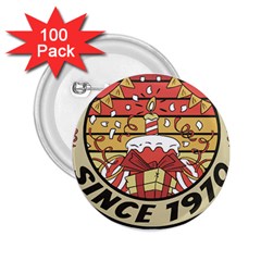 Vintage 1970 T- Shirt Vintage 1970 T- Shirt 2 25  Buttons (100 Pack)  by maxcute