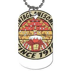 Vintage 1970 T- Shirt Vintage 1970 T- Shirt Dog Tag (one Side) by maxcute