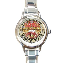 Vintage 1971 T- Shirt Vintage 1971 T- Shirt Round Italian Charm Watch by maxcute